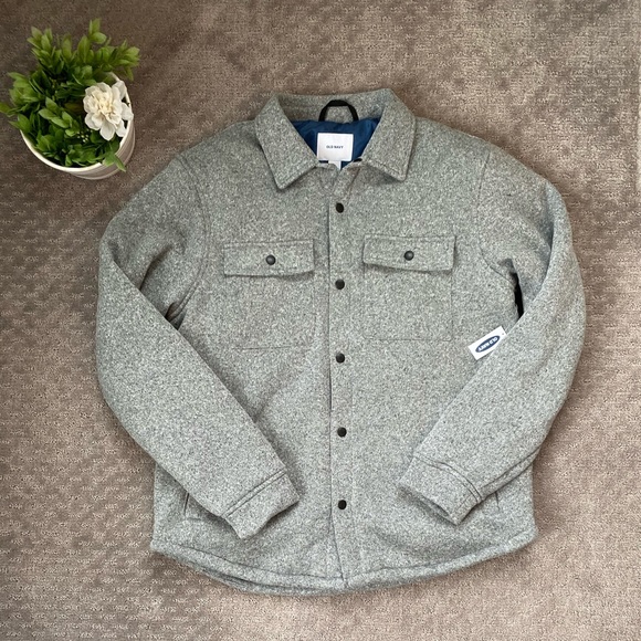 Old Navy Fleece Shirt Jacket 